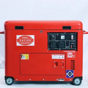 10KW 15KW Single Cylinder Silent Diesel Generator Air Cooled Compact for Home Backup Outdoor Worksite RV Use