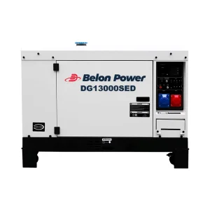 10KW Constant Power Silent Diesel Generator With ATS Box for Bank Backup Electric Start 912cc Displacement Single Three Phase
