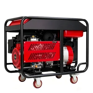 10kW 11kW 4-Stroke Electric Start Diesel Generator 230/400V Open Type with Wheels 200kg for Middle East Central Asia