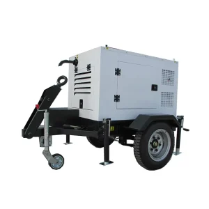10kW 250kW Diesel Trailer Mounted Generator Portable Mobile Power for Construction Optional Light Tower