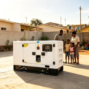 10kW Euro Silent Diesel Generator FAW Engine Water Cooled 8-10hr Fuel Tank 70-90dB Soundproof Electric Start CE ISO