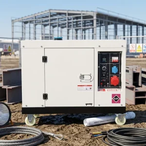 10kw 11kw 15kw 16kw Single Phase with ATS Air Cooled Portable Diesel Generator Set for Outdoor