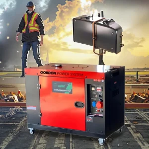 10kw 12kva 1105F Engine Air cooled Single Cylinder Portable Diesel Generator 50 60Hz Silent Type ATS