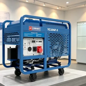 10kw Diesel Generator 10kVA Single Three Phase Equal Power Double Cylinder Air Cooled Electric Start Portable Genset 40L 230V