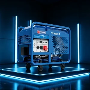 10kw Diesel Generator Single 3 Phase 11kw Air Cooled Double Cylinder Electric Start Portable Genset AVR 230V 50 60Hz 91%