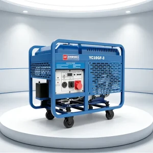 10kw Silent Diesel Generator 10kVA Single Three Phase Equal Power Air Cooled Electric Start Portable Open Frame Genset