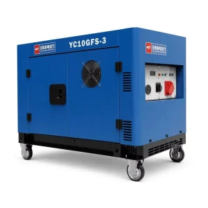 10kw Silent Diesel Generator 11kW Max 3 Phase 400V 230V Portable Double Cylinder Standby Power Generator Set 50/60Hz