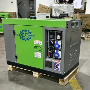 10kw Silent Diesel Generator Set AC 220v/380v Single/3 Phase 5kva 8kva Soundproof Portable Diesel Generators With ATS