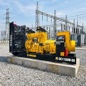 1100kW Prime Open Frame 3 Phase 50Hz Industrial Heavy Duty Diesel Generator Set 230V 400V 24V DC Electric Start Water