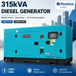 110KW 6 Cylinder Water Cooled Diesel Generator Silent Three Phase Industrial Standby Power