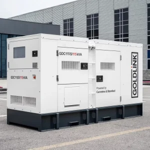 115kVA 92kW 60Hz Silent Type Diesel Generators for Engine Brushless Stamford Alternator ATS 12V Genset With ATS
