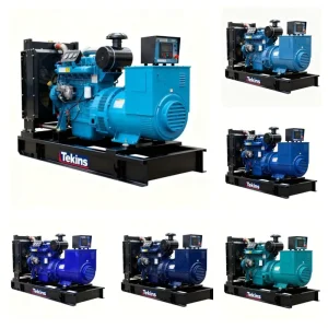 120 KW 150 KVA Diesel Generator Set 50/60 Hz 1 Single Phase 220/380/400 V ATS Radiator Supermarkets Medium Factories 100% Copper