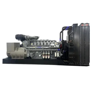 1200KW 1500kVA Open Frame Diesel Generator Set Water Cooled ATS Auto Start Home Commercial Backup Genset