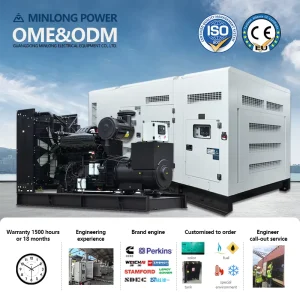 1200KW Yuchai Water Cooled Open Frame Diesel Generator Three Phase Industrial Power with ATS for Construction Sites