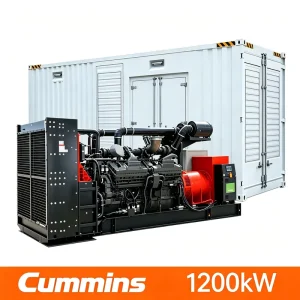 1200kW 1500kVA ATS Auto Transfer Switch Specifically for Port Soundproof Silent Type Powered by Diesel Generator Set