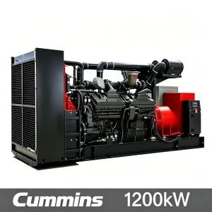 1200kW 1500kVA Energy Saving Brushless Copper for Power Plant Industrial Open Type Diesel Generator Set