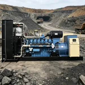 1200kW 1500kVA Weichai Prime Power Diesel Generator Set ATS Auto Start Remote Monitoring 2160A for Off-grid Mining Power Station
