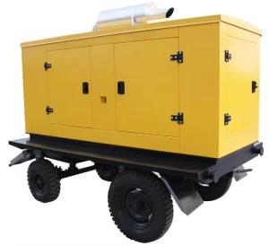 120KW 150KVA Mobile Trailer Diesel Generator Auto Start Remote Start Silent Waterproof Generator Set
