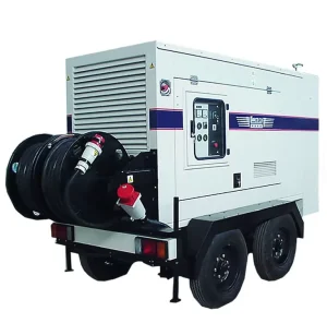 120KW/150KVA Mobile Trailer Diesel Generator Auto Start Super Silent Waterproof Water Cooled ISO Certified Generator Set