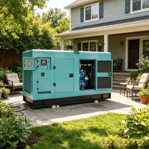 120KW 150KVA Ricardo Diesel Generator Set 6 Cylinder Regulation Low Fuel Consumption for Home Farm Residential Backup