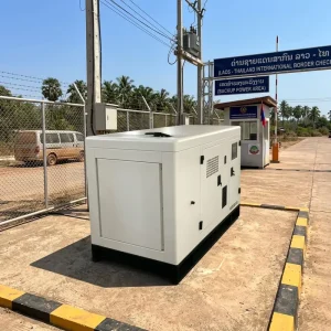 120KW 150KVA Single Phase Silent 50hz Diesel Generator Set Euro 3 Certified Tanzania Road Construction Site Anti Dust