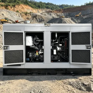 120kVA 100kW Silent Genset Auto Start with ATS Remote Monitoring Heavy Duty Dustproof Enclosure for Mine Power Supply