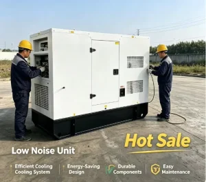 120kVA 96kW Shangchai Industrial Silent Diesel Generator Set Outdoor Soundproof Genset