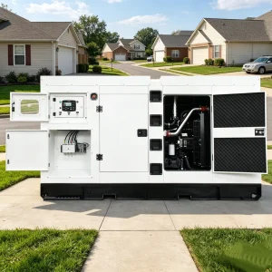 120kW 150kVA Cumins 6BTAA5.9 G2 Super Silent Diesel Generator Set Low Noise less 75dB IP23 for Residential Area Home Backup