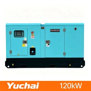120kW 150kVA Silent Type Heavy Duty Diesel Generator Set 3 Phase Water Cooled 50Hz 60Hz Electric Start for Data Center