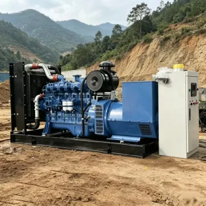 120kw 150kva Heavy Duty Diesel Generator Set 6-Cylinder IP23 Low Fuel Consumption for High Altitude Mine Village Power