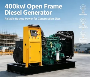 120kw Penta Open Frame Diesel Generator Set, Anti-corrosion Outdoor Emergency Standby Genset for Island Construction Projects