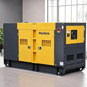 125 KVA Silent Diesel Generators 3 Phase 100 KW Open Frame with Remote Start 60Hz Frequency ATS Options 230V/480V Rated Voltage