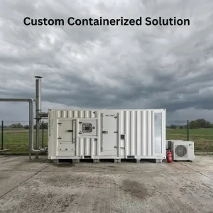 1250kva Container Diesel Generator Set IP55 Enclosure Auto Start Silent Type Water Cooled Heavy Duty Performance