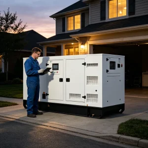 125KVA Diesel Generator for Emergency Power Backup Silent Open Frame