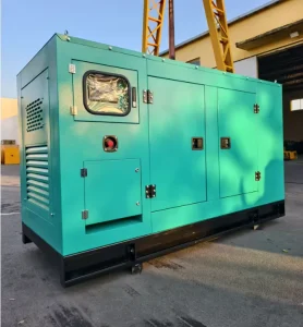 125kVA 100kw 50 60Hz Single Phase Soundproof Canopy Diesel Generator Set with DC Electric Start for Farm or Hospital