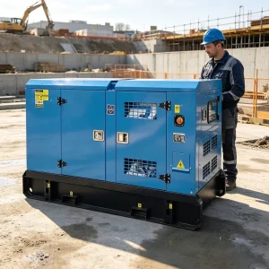 12KVA 10KW Three Phase Diesel Generator Set Water Cooled Soundproof Design Low Noise IP23 ATS Option 50 60Hz