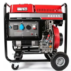 12KW 1 Phase Diesel Generator 50Hz Electric Remote Start Portable Home Backup Emergency Power Overload Protection
