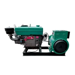 12KW 15 KVA Single-Cylinder 50Hz Hand-Cranked Belt-Driven Diesel Generator Set