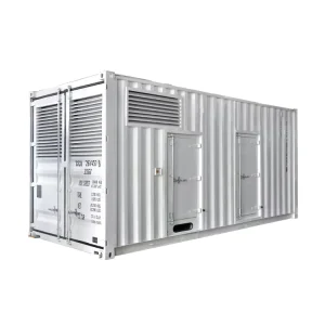 12M33D1210E200 Prime Power 1mw Diesel Generator Set 1.25mva 1250kva 20HQ Container