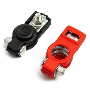 12V Battery Terminal Cable Clamp Types Negative Positive Car Battery Cable Clamps Connector Plastic Cover Cars Truck Accessories