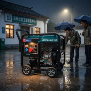 12V DC Electric Start 9KW Open Frame Diesel Generator Super Silent Air Cooled 3000rpm 50 60Hz Single Phase Energy Saving Genset