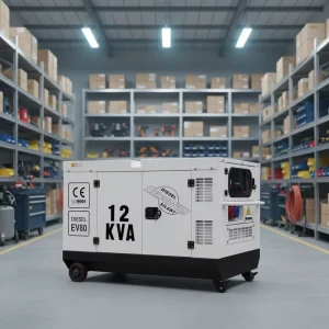 12kva Silent Diesel Generator 220V/380V AC Three Phase/Double Voltage Soundproof 12kw Quiet Diesel Generator for Industrial Use