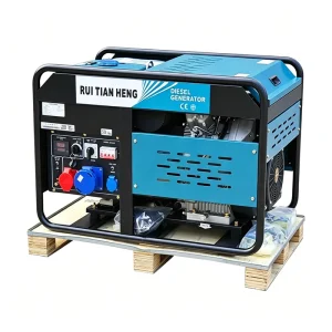 12kw 15kva Open Frame Diesel Generator Single Three Phase Electric Start Power Genset for Farm Irrigation Emergency Power CE