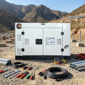 12kw 15kw 20kw 30kw With ATS Two Cylinder Dual Voltage Single Phase Diesel Generator Small Portable Silent for Outdoor