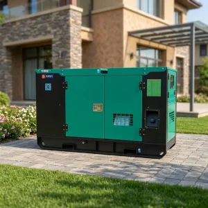 15-30KW Silent Diesel Generator Water Cooled 24V DC Electric Start 50Hz 220V 99% Efficiency Smart Module