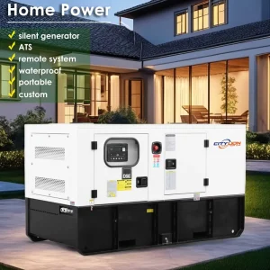 15 KVA Silent Diesel Generator 3 Phase 12 KW Open Frame with Remote Start 60Hz Frequency 230V 240V 480V Rated Voltage