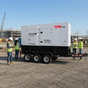 1500RPM/1800RPM Trailer Mounted Silent Diesel Generator 200kW 500kW 100kW Portable Genset for Construction Mining Rental