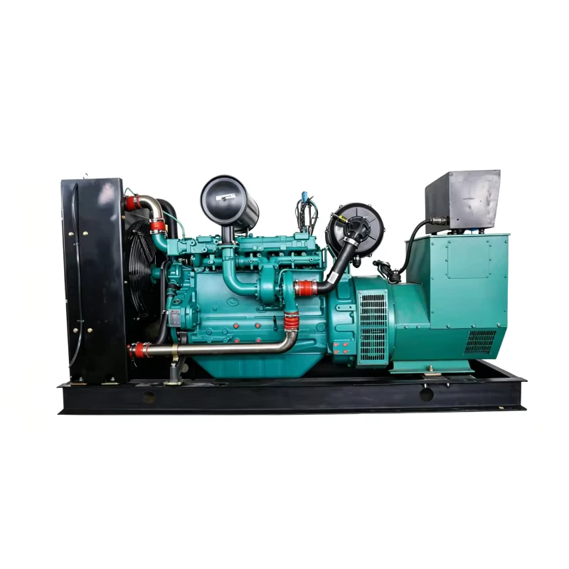 150KW Diesel Power Generator Water Cooled Brushless Copper Winding High Efficiency Outdoor Construction Emergency Supply