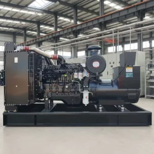 150KW Silent Diesel Genset Industrial Backup Efficient 3 Phase 380V 400V 50Hz 1500RPM All Copper Alternator 12V DC
