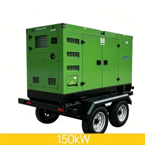150kW 187.5kVA Powered by SDEC Energy Saving Technology Dock Power Mobile Trailer Mounted Diesel Generator